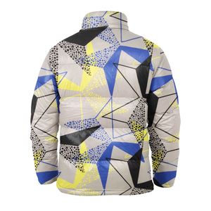 Chaqueta Acolchada con Cierre de Moda para Hombre, Estampado por Sublimación Completo, Manga Larga, Cuello Alto, Ligera - Product Image 2