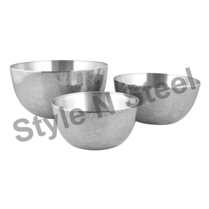 ชามโอดูสแตนเลสเกรดพรีเมี่ยมดีไซน์คลาสสิกสำหรับการจัดเก็บที่ยั่งยืน - Product Image 2