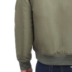 High Street Chaquetas de hombre de Pakistán Venta al por mayor Chaquetas de hombre de diseño Casual Impermeable Chaqueta de bombardero en blanco - Product Image 5