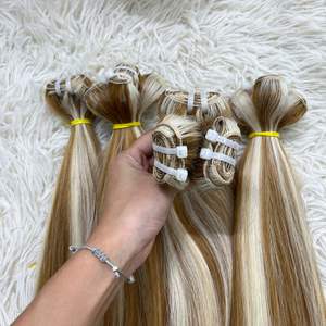 Cabello natural más vendido, cabello liso a granel de un donante, cabello virgen de alta calidad, cabello virgen 100%, cabello crudo - Product Image 5