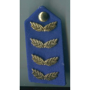 Sudafrika Kragenspiegel High Quality Embroidered Gorget Collar Badges Custom Color Eco-friendly Nylon Polyester Butterfly Clutch - Product Image 1