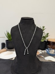 Collar de Diamantes de Formas Variadas, 7.00+ Ct, DEF VVS, Diamantes Cultivados en Laboratorio, Oro Sólido de 14K, Regalo de Aniversario de Bodas - Product Image 2