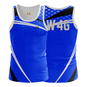 Personalizado W4G Spandex/algodón gimnasio chaleco camiseta sin mangas transpirable de secado rápido Anti-Pilling tejido práctica Jersey estilo Hip Hop de talla grande - Product Image 6