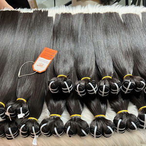 Vente en Gros Extensions de Cheveux Humains Raides Os Cheveux Bruts Vietnamiens Super Double Tirage Qualité Vierge Vendeur Vietnam - Product Image 5