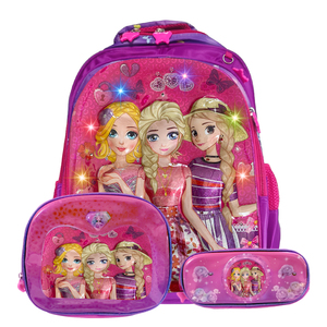 Galactic School Backpack <b>Set</b> for Children RGB LED Lights Including Pencil Case and Thermal <b>Lunch</b> Box - Product Image 4