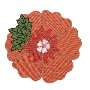 Napperon perlé exquis dessus de Table vaisselle salle à manger napperon décoratif rond brodé thème Floral napperon - Product Image 3