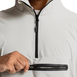 Nouveauté Veste à fermeture éclair frontale Imperméable d'extérieur léger et imperméable pour hommes Veste de randonnée coupe-vent à capuche personnalisée pour hommes - Product Image 6