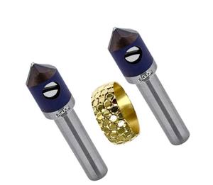 Outils en diamant CNC en acier inoxydable EAGLION pour la fabrication de bagues et de bracelets en or et en argent, tailles de 0,5 mm à 3 mm, tige de 6 mm, équipement de bijouterie - Product Image 2