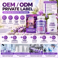 Fournisseur en gros de capsules à base de plantes Manjakani Kacip Fatimah pour le bien-être quotidien des femmes, 60 pièces, équilibre du pH, ODM
