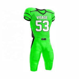 Conjuntos de Uniformes de Fútbol Americano de Diseño OEM - Ligeros, Transpirables, 100% Poliéster, Manga Corta, Estampados, Personalizables, Tallas Grandes - Product Image 3