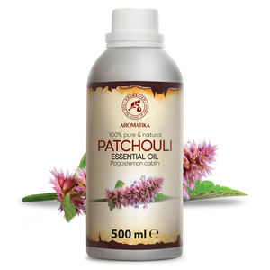 น้ำมันหอมระเหยพัทชูลี่บริสุทธิ์ 100% อโรมาติก้า 500 มล./1000 มล. กลั่นด้วยไอน้ำ น้ำมันหอมระเหยธรรมชาติสำหรับการดูแลหนังศีรษะและผิวพรรณ - Product Image 1