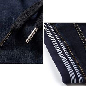 Venta al por mayor OEM transpirable hombres Denim Vintage Denim Jean Shorts para hombres Custom Summer Streetwear Loose Work Half Pants - Product Image 2