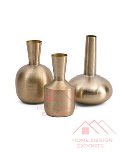 Ensemble de vases décoratifs de table en aluminium avec glaçure transparente pour la décoration de Diwali, fabriqué en fer, bois, laiton - Product Image 3