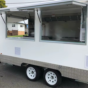 Venta de camiones móviles de comida rápida a granel, precios económicos, remolques totalmente equipados, bodegas, hoteles, industrias de barbacoa, estado usado, todo el equipo - Product Image 1