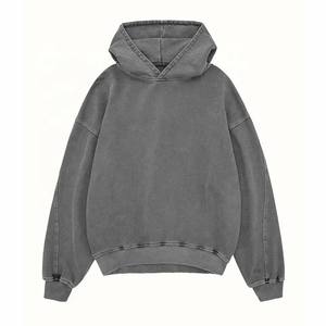 Wholesale New Arrival Premium High Quality Oversized Denim Hoodie for Men <b>Jean</b> Plus Sizes Breathable Winter Button Crocheted - Product Image 6