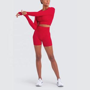 Mallas de compresión de Yoga de cintura alta, conjunto de Yoga para mujer, último estilo de tendencia, conjunto de Yoga cómodo transpirable - Product Image 1