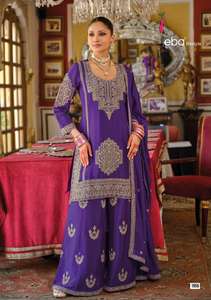 Venta caliente Chinon con bordado Salwar Suit Mujer Moda Fabricante y proveedor de Surat a la tarifa más baja - Product Image 3