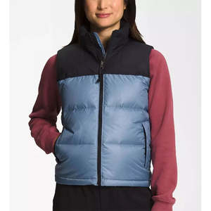 OEM Custom Design Sleeveless Bubble Jacket Winter Outwear Jackets <b>Women</b> Puffer Vest With Custom LOGO - Product Image 6
