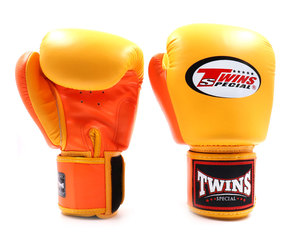 Guantes de Boxeo de Cuero Premium Twins, Diferentes Colores, con Cierre de Velcro, Logotipo Personalizado, Correa Ajustable, para Muay Thai - Product Image 6