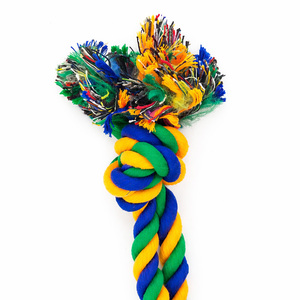 Jouet pour chien en corde <span class=keywords><strong>de</strong></span> coton robuste, jouet à tirer pour grands chiens, jouet interactif pour mâcher et nettoyer les dents, jouet en corde durable pour chien, 45 cm - Product Image 5