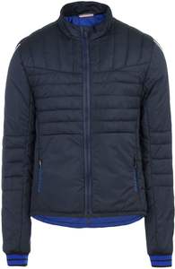 Chaqueta acolchada con capucha ecológica unisex de alta calidad con cierre de cremallera logotipo frontal personalizado informal a prueba de agua/viento - Product Image 2