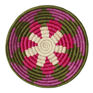 Venta al por mayor 2023 hecho a mano Sabai Grass placas de pared decorativas juego de cinco disponibles en placas de pared de embalaje asequible - Product Image 4