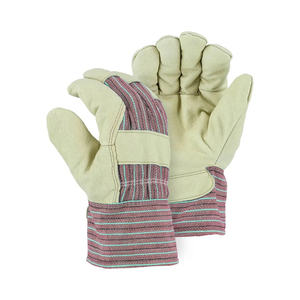 Guantes de Palma de cuero de primera calidad hechos para trabajo industrial y al aire libre Guantes DE SEGURIDAD cómodos para herramientas y maquinaria de manejo - Product Image 4