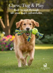 Juguete para Perros Ecológico de Venta al por Mayor, Juguete para Masticar de Algodón Natural Lavable, Pelota de Cuerda Resistente para la Dentición - Product Image 2