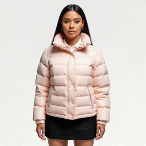 Chaqueta de Invierno con Burbujas Sublimadas para Mujer, Chaqueta Acolchada, Ropa de Moda para Mujer, Chaqueta con Capucha y Estampado Urbano - Product Image 4