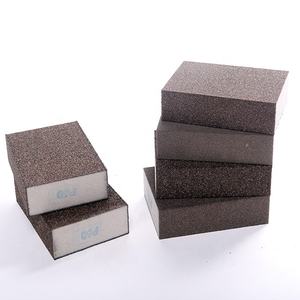 DMS humide sec doux carré Double face oxyde d'aluminium abrasif papier de verre à main éponge de ponçage blocs mousse polissage feuille de ponçage - Product Image 3