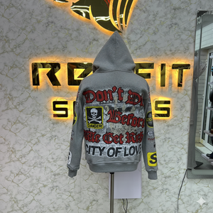 Nueva Llegada, Mejor Precio, Sudadera con Cremallera Más Vendida, 100% Algodón, Sudadera de Invierno con Estampado Digital para Hombre - Product Image 2