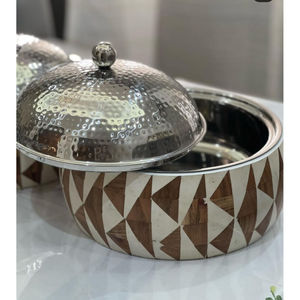 Restauration Hôtel Ware Mariage Serveur De Nourriture Ware Pots Ensemble De 2 Ramadan Décor Noir Vadrouille Travail Casserole Hot Pot - Product Image 3