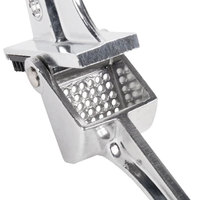 Keukenhulpje van hoge kwaliteit, semi-automatische aluminium gietijzeren knoflookpers, gepersonaliseerd logo, fruit- en groentegereedschap