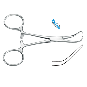 Pince à serviettes Backhaus en acier inoxydable de haute qualité 8cm / 3.25 pouces Fabricant d'instruments chirurgicaux - Product Image 6