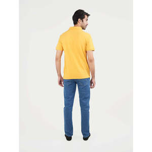 MELKER Summer Short-Sleeve for Polo T-<b>Shirt</b> Slim Fit Breathable <b>Waffle</b> Knit Comfortable High Embroidered Solid Colored 6XL for - Product Image 4