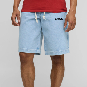 กางเกงขาสั้นผู้ชายแฟชั่นฤดูร้อนผ้าฝ้ายผสมผ้าระบายอากาศทรงหลวมพร้อมกระเป๋าข้าง / เหมาะสำหรับสวมใส่ในชีวิตประจำวันกำลังเป็นที่นิยม - Product Image 1