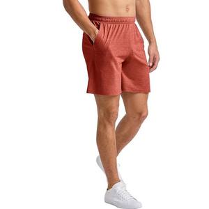 Pantalones cortos de cintura elástica de verano para hombre, estilo de calle, Color sólido con bolsillo, ropa de hombre, ropa deportiva transpirable de algodón corto 2025 - Product Image 3