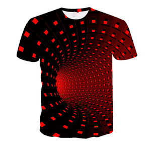 Meilleure vente Taille personnalisée imprimée en 3d T-shirts pour hommes Nouvelle mode Décontracté Respirant Heavy Duty Ringer T-shirts imprimés en 3d pour adultes - Product Image 1