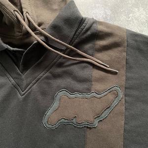 Vente en gros de sweat à capuche baggy épais 350 GSM pour hommes sweats à capuche surdimensionnés respirants 100% coton impression numérique pour l'hiver - Product Image 5