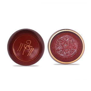 ชามอลูมิเนียมสำหรับร้องเพลงสไตล์วินเทจมาใหม่พร้อมคำอธิษฐานที่สมบูรณ์แบบสำหรับการทำสมาธิผ่อนคลายของตกแต่งบ้านสไตล์ทิเบต - Product Image 3