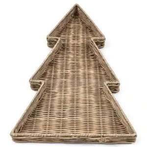 ตะกร้าหวายสานด้วยมือสำหรับตกแต่งคุกกี้ขนม - Product Image 3