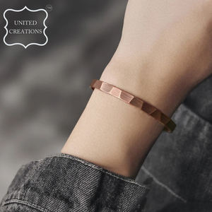 Dernière conception aimant de santé de haute qualité large bracelet de manchettes magnétiques en cuivre pur bracelet pour hommes pour l'arthrite - Product Image 5