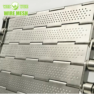 Băng tải làm mát đa chức năng 200mm dệt 304/304L/316/316L tấm thép không gỉ liên kết lưới cắt hàn có sẵn - Product Image 3