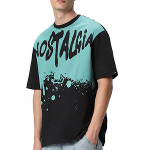 Camisetas de algodón 100% al por mayor de alta calidad para hombre, camisetas lisas personalizadas con estampado DTG, camiseta de Color sólido en blanco de gran tamaño - Product Image 2