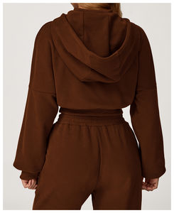 Fabricantes de alta calidad Sudadera con capucha Impresión de soplo personalizada Sudadera con capucha suelta Tallas grandes Sudaderas con capucha para mujer - Product Image 3