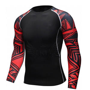 Manches courtes hommes costume haute qualité surf Rash Guard manches courtes confortable Rash Guard vêtements de sport - Product Image 2