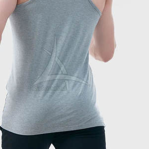 Fitness Tank Top 100% algodón/poliéster hombre GYM Tank Top en precio razonable Impresión de marca personalizada - Product Image 6