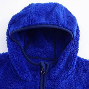 Sweat à capuche en polaire duveteux Sherpa pour hommes, sweat à capuche surdimensionné personnalisé, 100% laine, épais, confortable, unisexhoodies - Product Image 3
