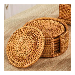Assiettes en rotin du Vietnam vente en gros avec la meilleure offre exportation vaisselle tissée à la main durable, repas écologique en commandes en gros - Product Image 3