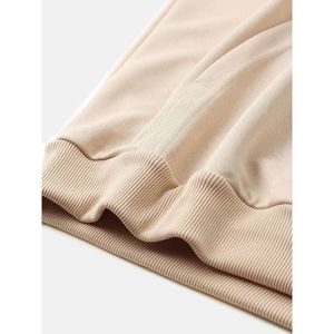 Vente chaude unisexe surdimensionné sweat 100% coton haute qualité français éponge goutte épaule col rond imprimé polaire pull - Product Image 5